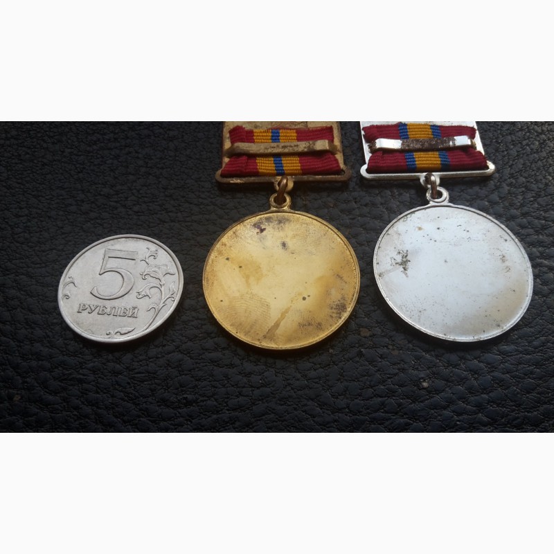 Фото 6. Медали. За достижения в военной службе. 1, 2 степень. ВС Украина. Полный комплект