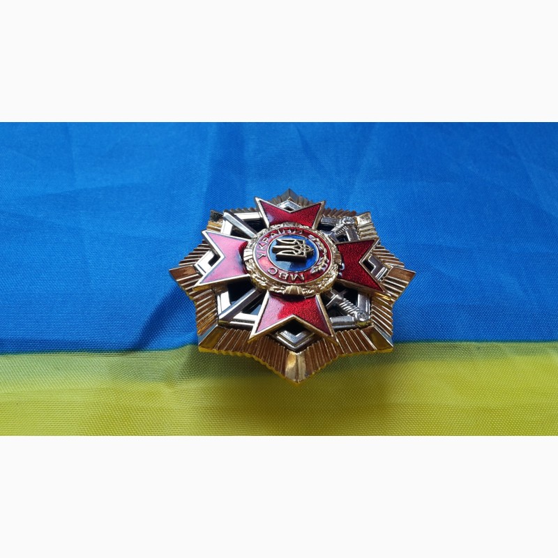 Фото 5. Орден Почётный знак мвд Украина. тяжелый. винт. люкс. не ношенный