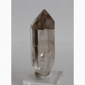 Дымчатый кварц, прозрачный двухголовый кристалл