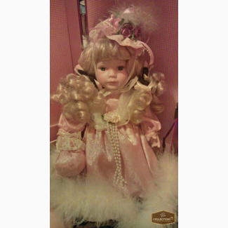 Фарфоровая кукла с гардеробной и 2мя комплектами одежды - Leonardo Collection, Москва