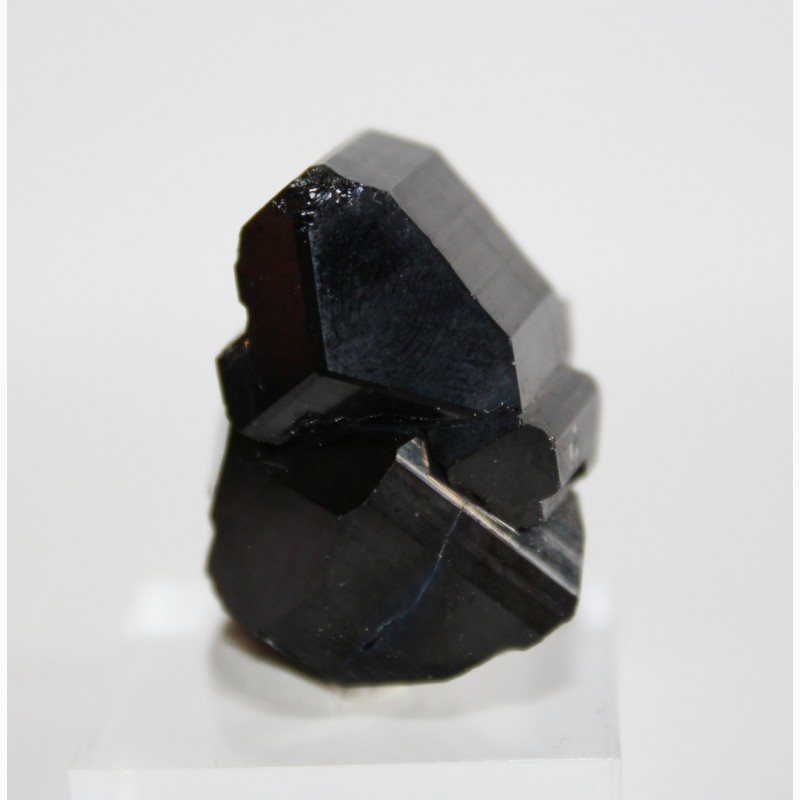 Фото 4. Черный турмалин (шерл), кварц, сросток кристаллов