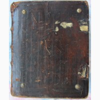 Церковная книга рукописный старообрядческий Служебник, кожа, замки, начало 19 века