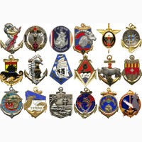 Полковые знаки морской пехоты Франции