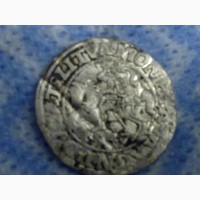 Монета 1547 года, полугрош, серебро, Великое княж Литовское Вильно. Времена крестоносцев