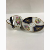 Чайная пара Сервский букет Франция 1847-1850 г