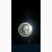 Продам редкую монету перевертыш США QUARTER DOLLAR LIBERTY 1968 год