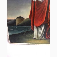 Старинная икона Святая великомученица Варвара Вторая половина 19 века