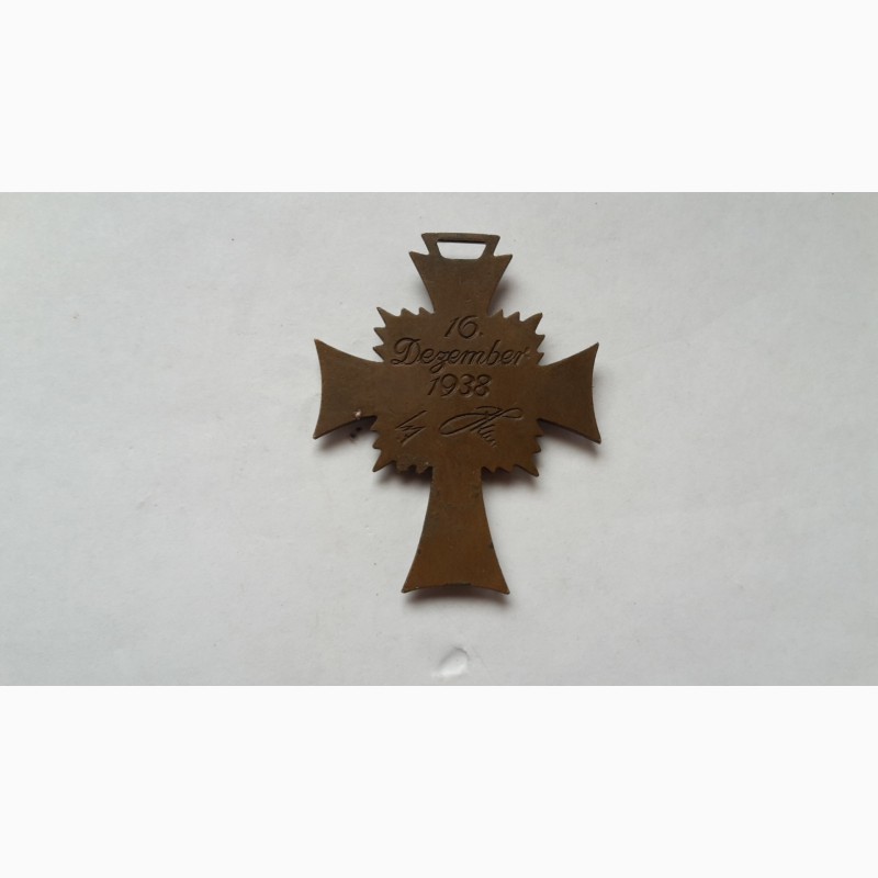 Фото 7. Почетный крест немецкой матери бронзовый. лента. 3 рейх 1939 -1945 г германия