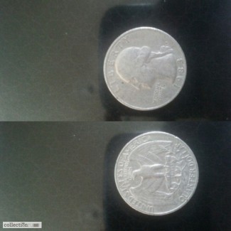 Монета liberty 1983 quarter dollar