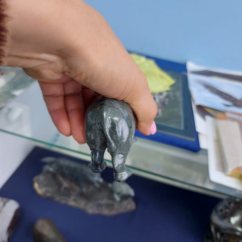 Фото 3. Продам моноблочную миниатюру Носорог, камень-яшма, тигровый глаз