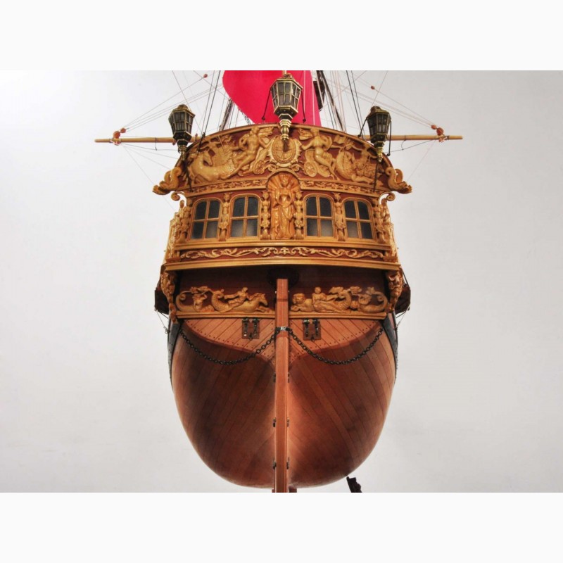 Фото 4. Модель корабля Яхта Ройял Кэролайн 1749 HMY Royal Caroline Георга II