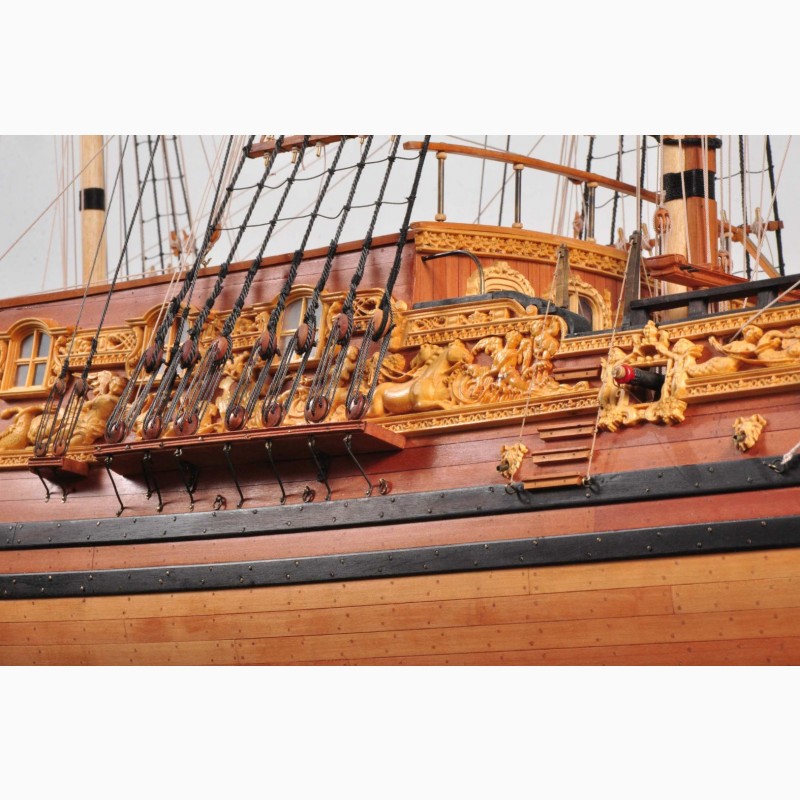 Фото 8. Модель корабля Яхта Ройял Кэролайн 1749 HMY Royal Caroline Георга II