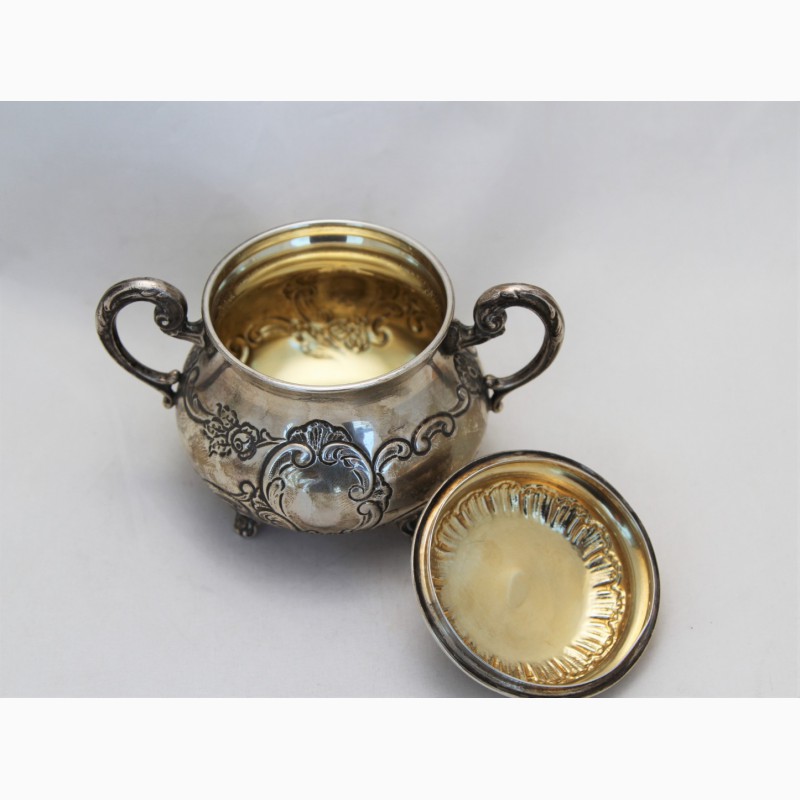 Фото 5. Продается Серебряный миниатюрный чайно-кофейный сервиз. Испания 1934-1955 гг