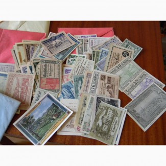 Старинные Нотгельды Австрии, 100 банкнот без повторов