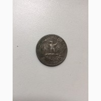 Монета liberty quarter dollar 1988 года
