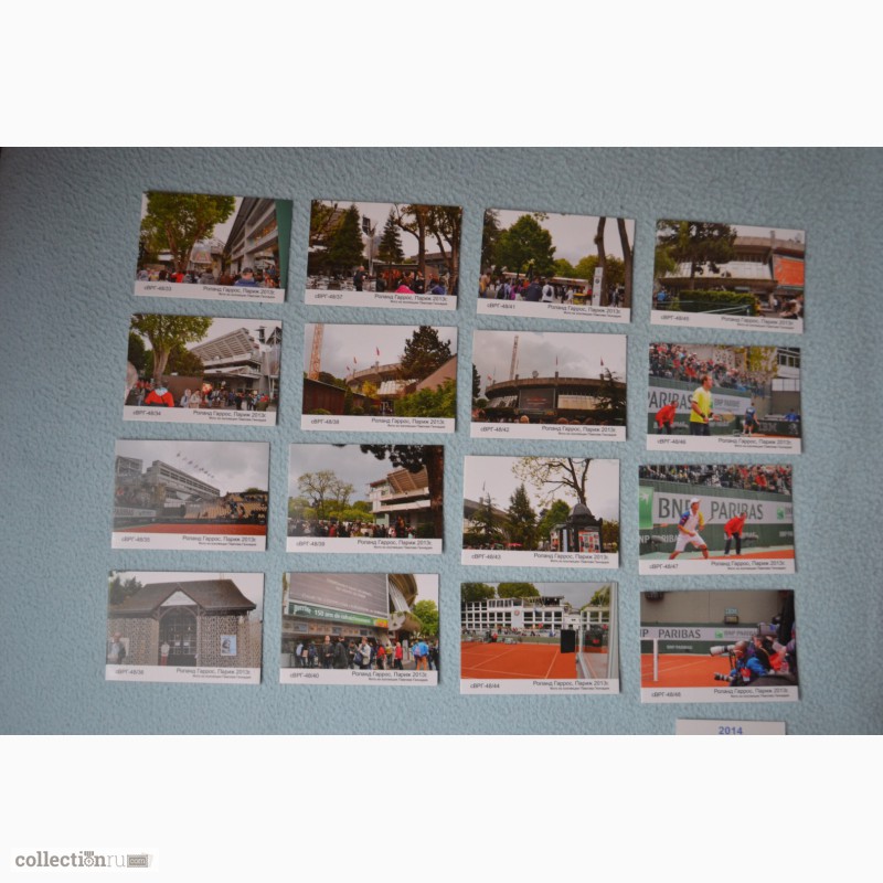 Фото 3. Продам календарики серии Теннис Ролан Гаррос, в серии 48 штук