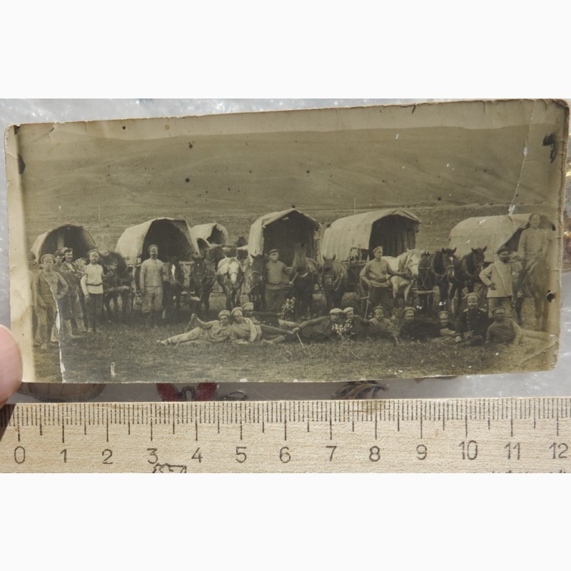 Фото 2. Фотография Казачий отряд в походе, 19 век