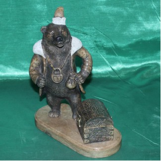 Медведь Купец авторская работа эксклюзивный сувенир оригинальный подарок бизнес класса