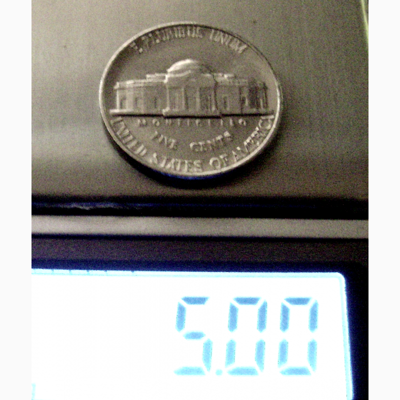 Фото 6. Редкая монета 5 центов 1989 год. США
