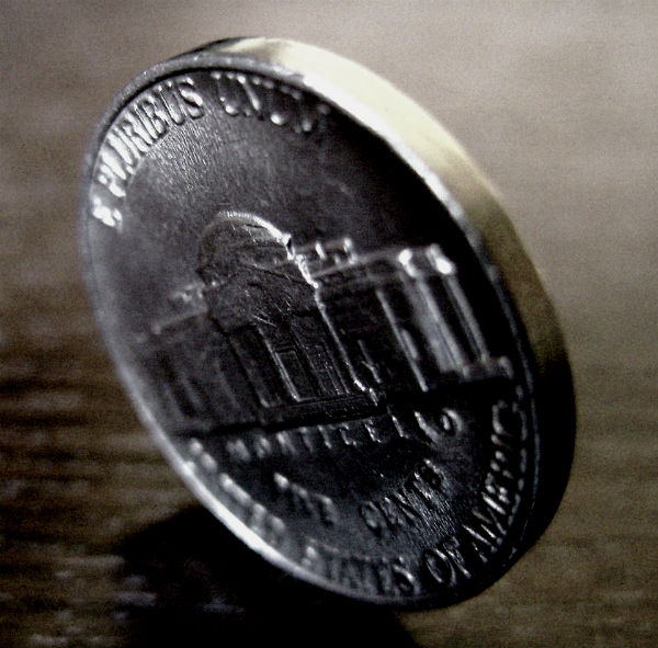 Фото 4. Редкая монета 5 центов 1989 год. США
