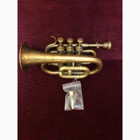 Труба корнет Медный духовный музыкальный инструмент 