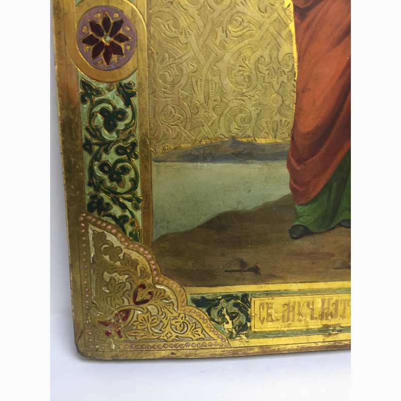 Фото 4. Старинная икона Св.Мученицы Натальи в киоте Рубеж 19-20 века