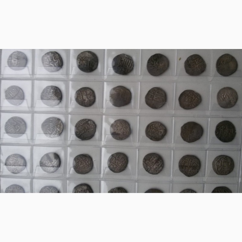 Фото 4. Монеты серебряные данги, коллекция 75 штук, Золотая Орда
