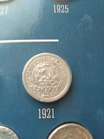 Фото 3. Собранный набор монет из серебра, 1921-1930 года