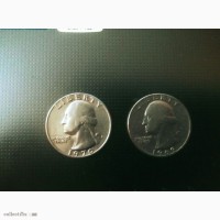 Монеты Quarter Dollar, Liberty 1969, 1970 гг