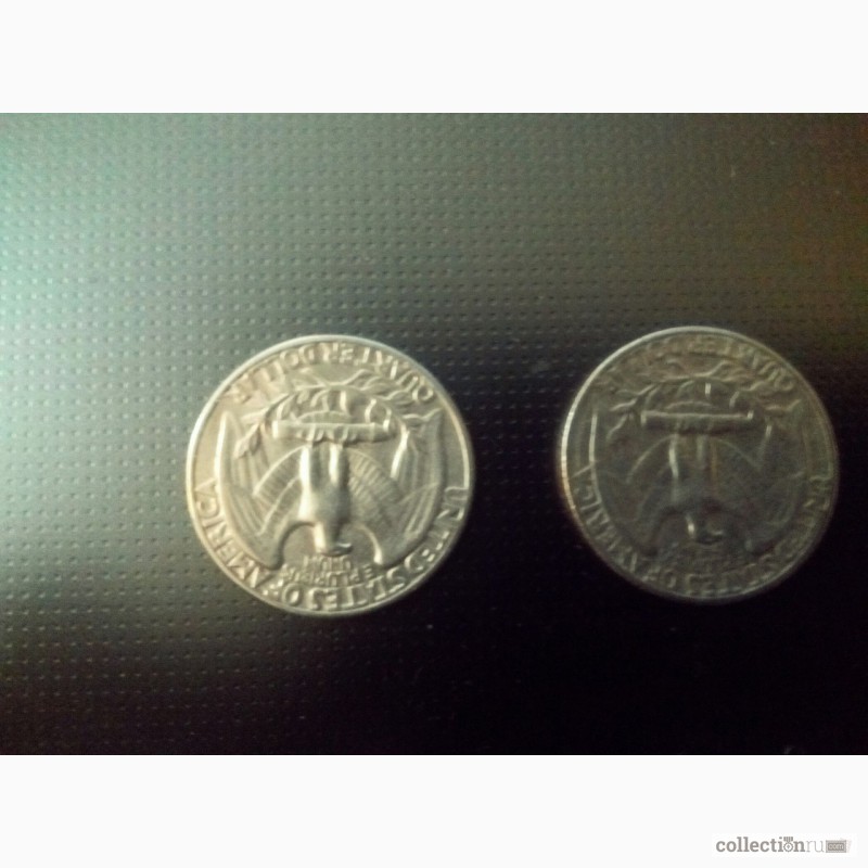 Фото 2. Монеты Quarter Dollar, Liberty 1969, 1970 гг