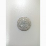 Продам монету quarter dollar 1965 liberty перевертыш