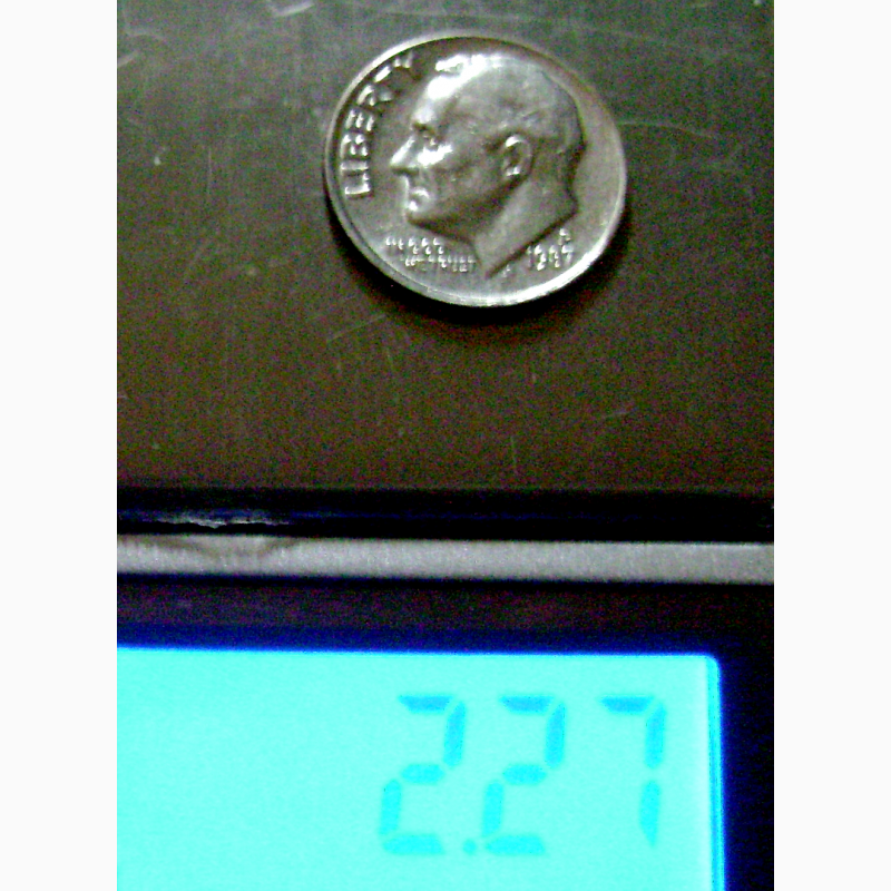 Фото 5. Редкая монета 10 центов 1987 год. США