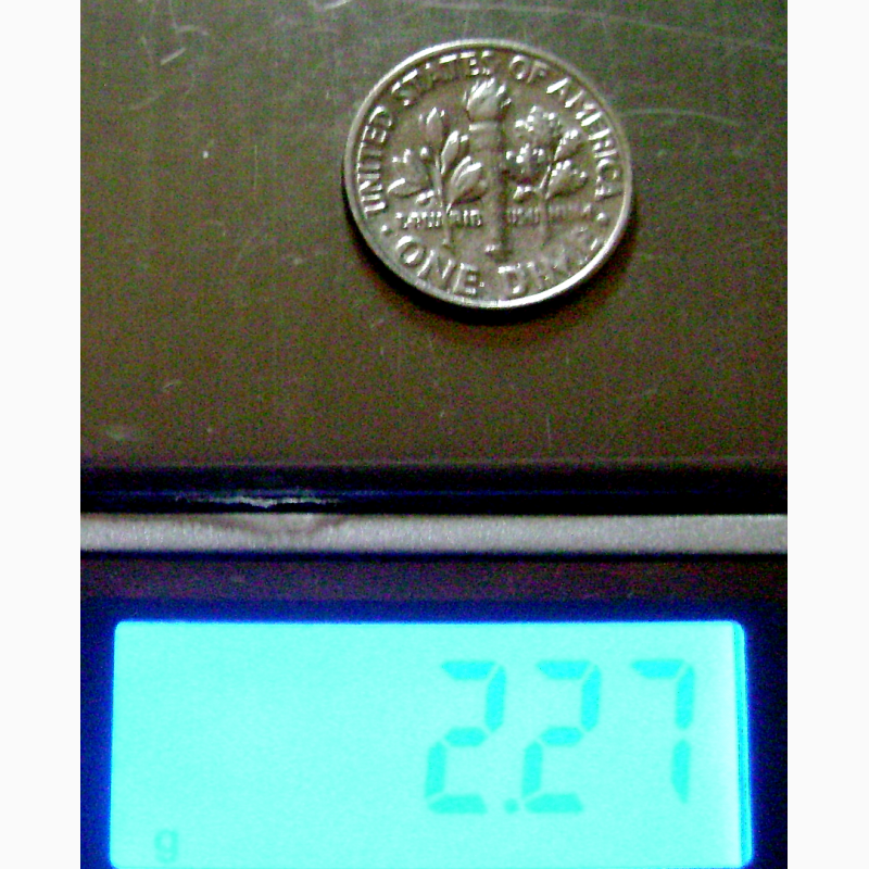 Фото 6. Редкая монета 10 центов 1987 год. США