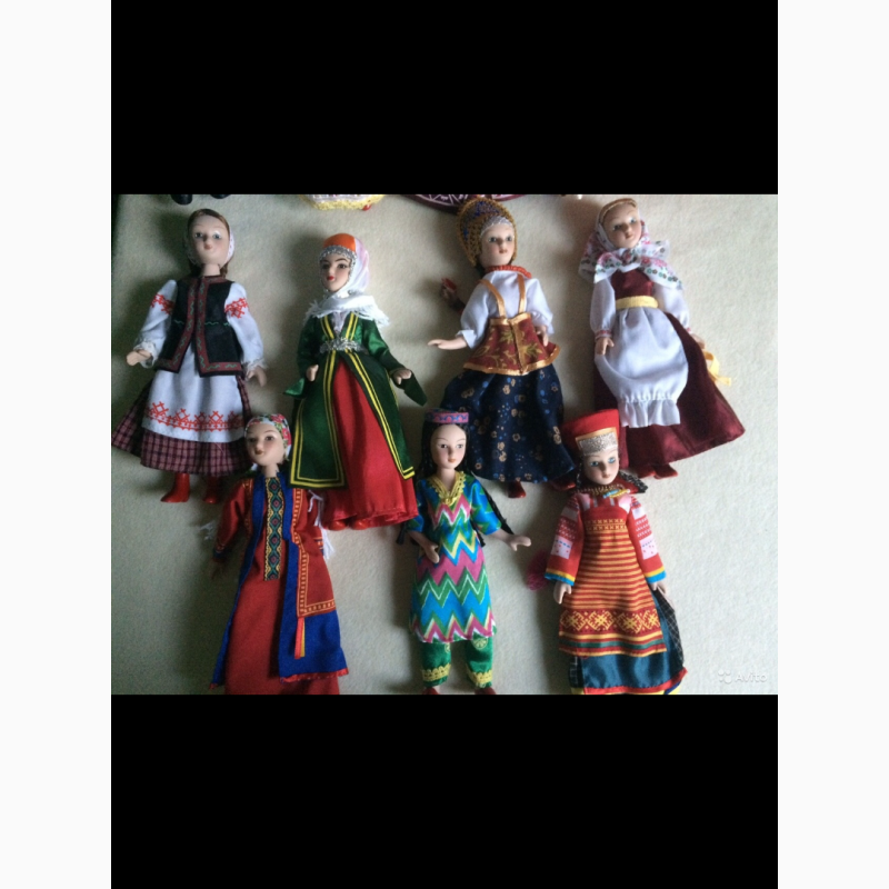 Фото 2. Продам коллекцию фарфоровых кукол в народных костюмах ручной работы