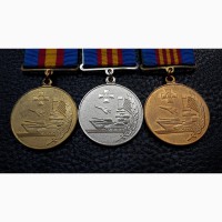 Медали. За образцовость в военной службе. 1, 2, 3 степень. ВС Украина. Полный комплект