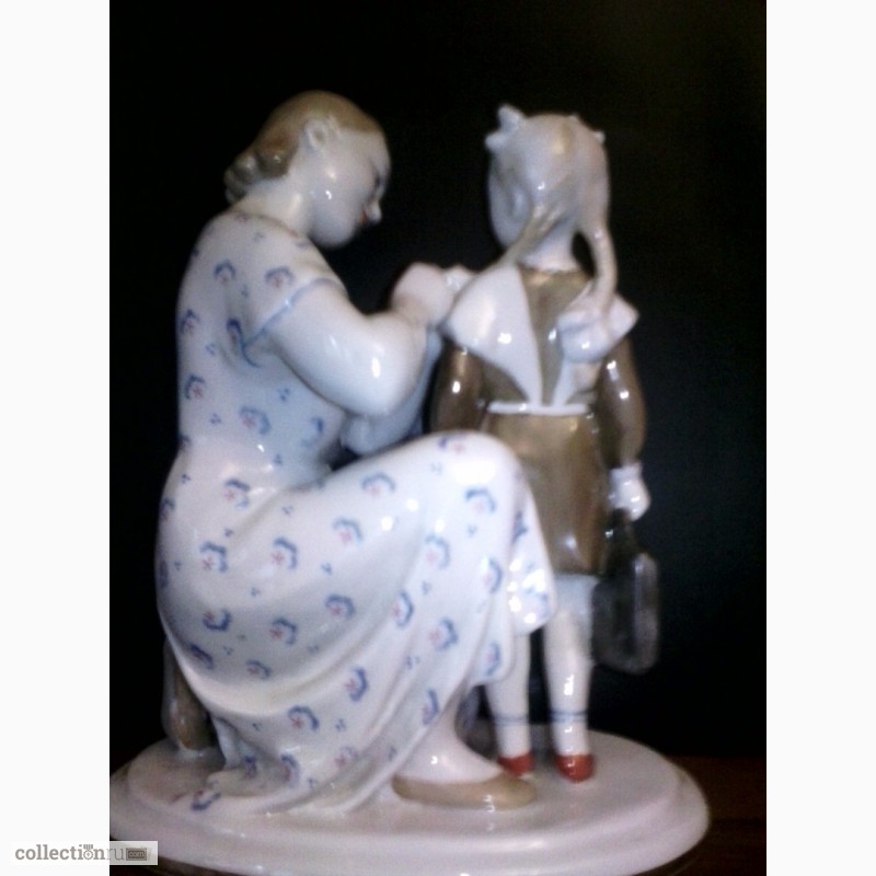 Фото 4. Продам статуэтка «Первый раз в первый класс» лфз, период ссср 1950 - 1960 гг