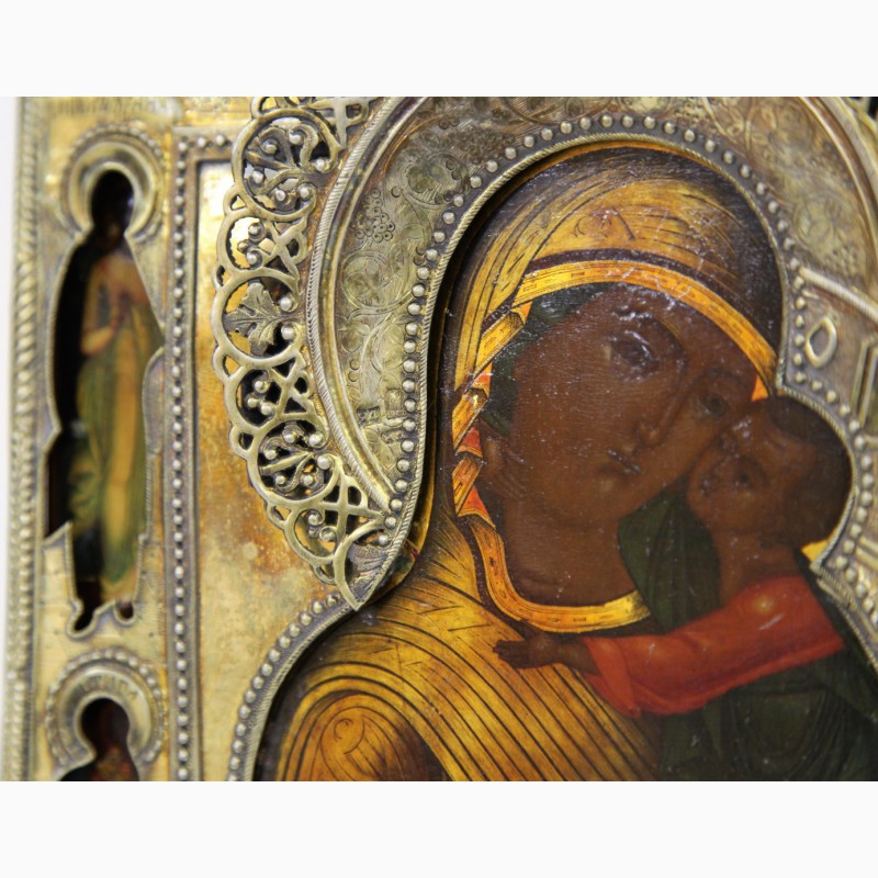 Фото 11. Продается Икона Толгская Пресвятая Богородица с предстоящими. Ярославль 1867 год
