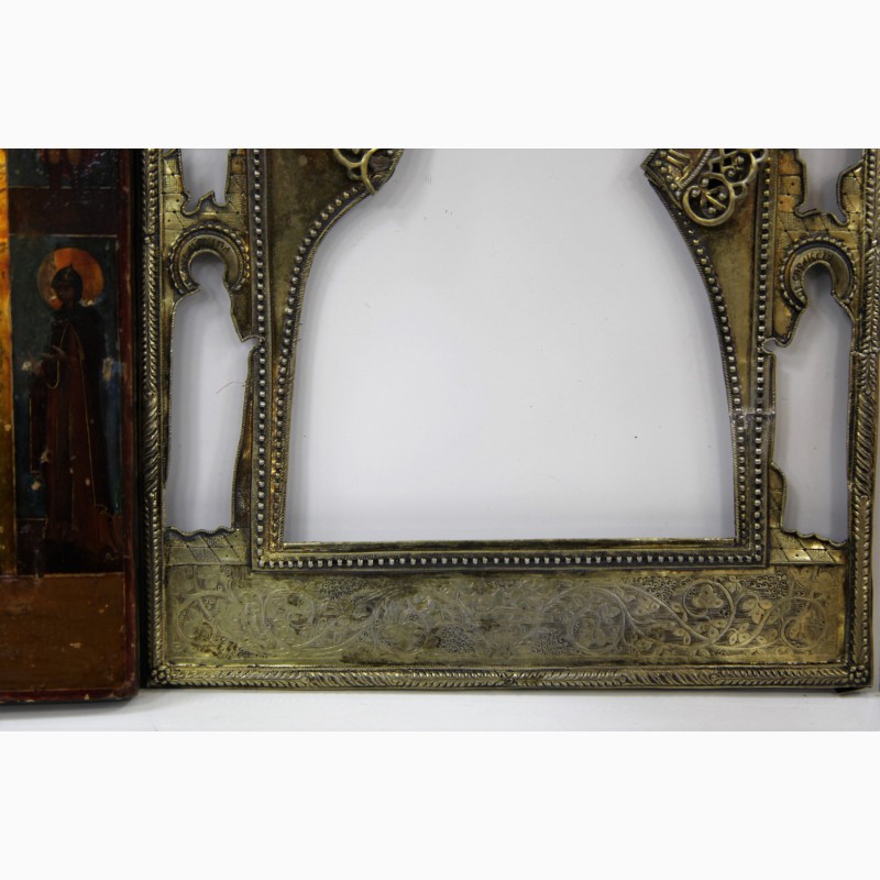 Фото 4. Продается Икона Толгская Пресвятая Богородица с предстоящими. Ярославль 1867 год