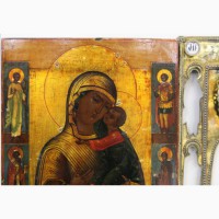 Продается Икона Толгская Пресвятая Богородица с предстоящими. Ярославль 1867 год