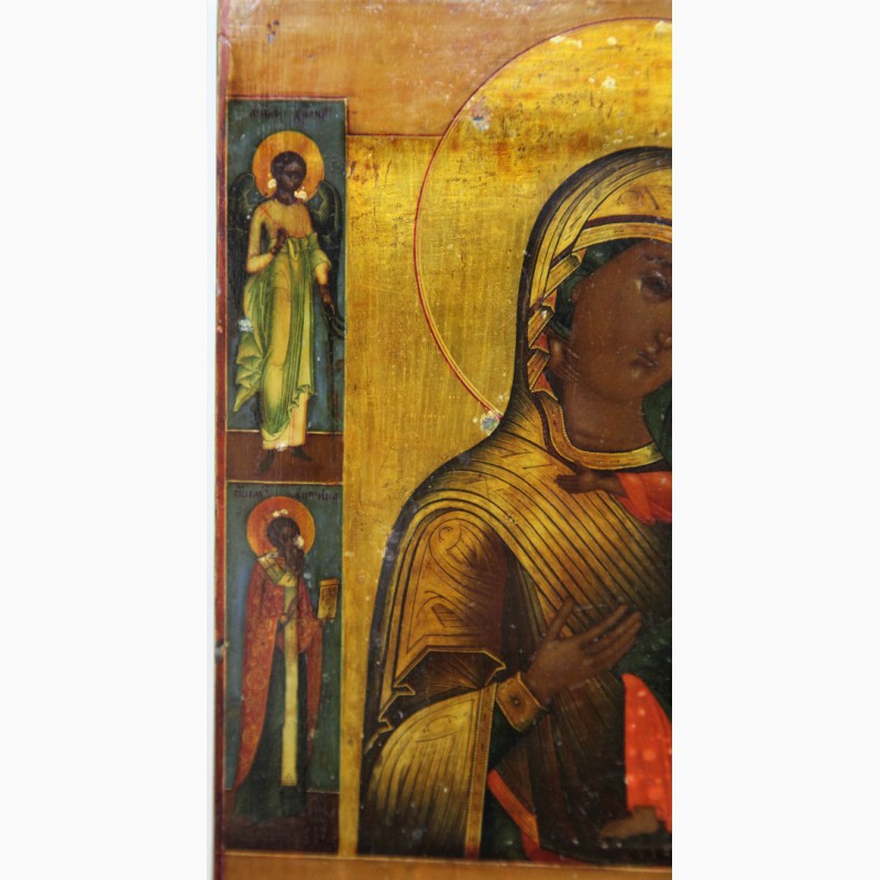 Фото 7. Продается Икона Толгская Пресвятая Богородица с предстоящими. Ярославль 1867 год