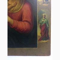 Старинная икона Пр.Богородицы (Взыскание погибших) Рубеж 19-20 века