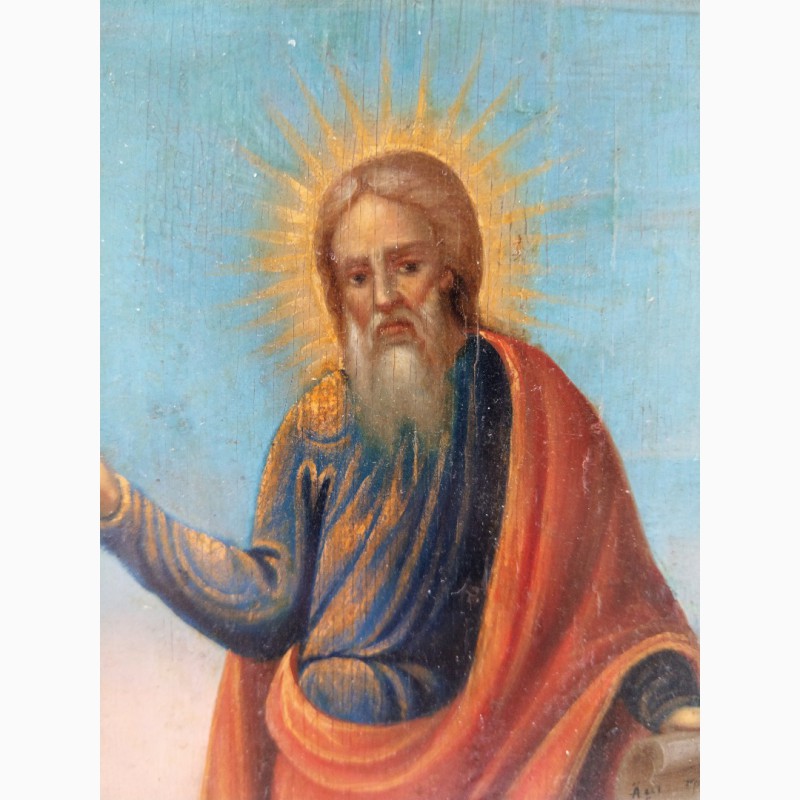 Фото 5. Продается Икона Св. пророк Илья с мечом вторая половина XIX века