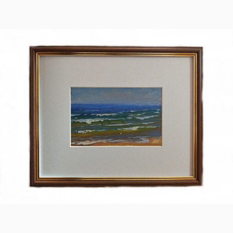 Продается Картина Берег Балтийского моря Капустин В.П. Латвия 1974 год
