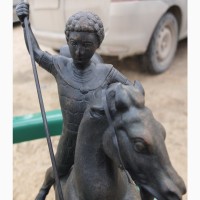 Чугунная скульптура Георгий Победоносец, Касли, 1987 год