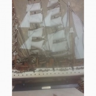 Продам деревянную модель корабля gorch fock