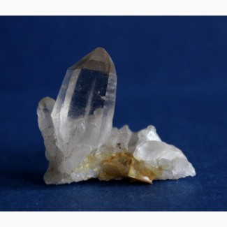 Дымчатый кварц, сросток прозрачных кристаллов
