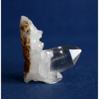 Дымчатый кварц, сросток прозрачных кристаллов