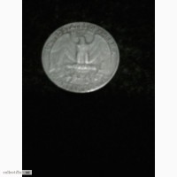 Монета США, Филадельфия, LIBERTY QUARTER DOLLAR 1981 года. Перевертыш