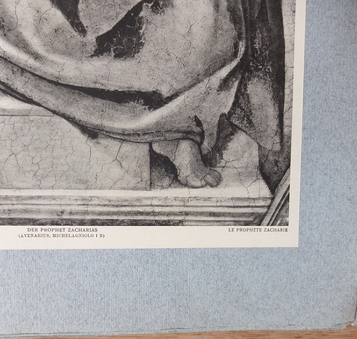 Фото 3. Папка гравюр Микеланджело Пророки и предсказательницы 16 гравюр, 1910 год издания