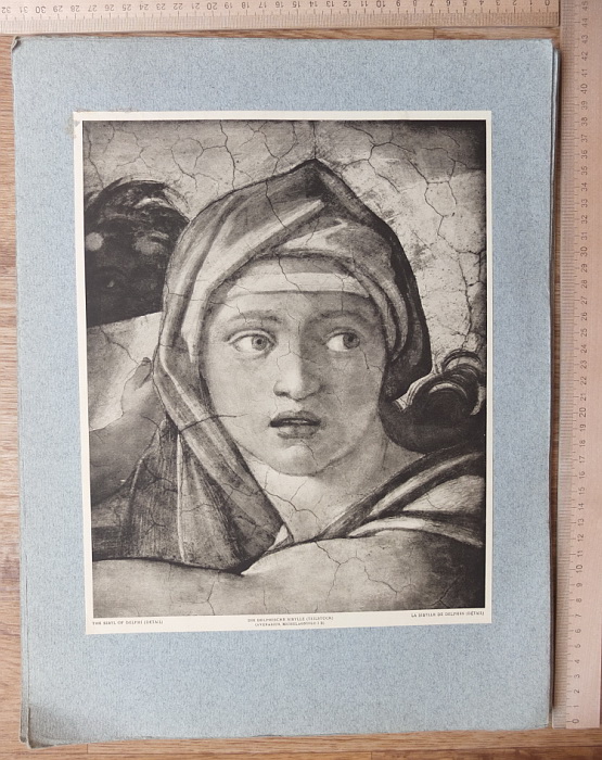 Фото 5. Папка гравюр Микеланджело Пророки и предсказательницы 16 гравюр, 1910 год издания